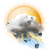 Облачно,сильный дождь